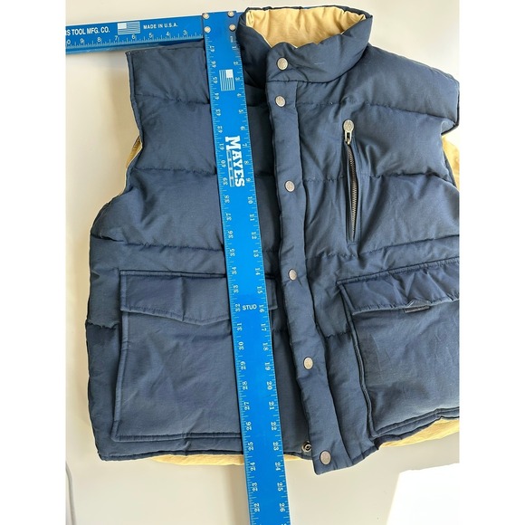 VTG American Rifleman Mens Reversible Goose Down Puffer Vest NRA Large - Picture 8 of 11